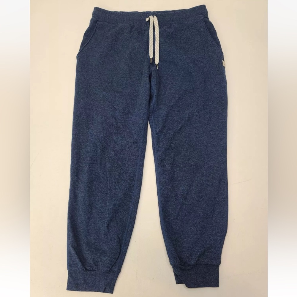 Vuori Performance Joggers Womens Heather Navy Blue Dreamknit Drawstring Size S